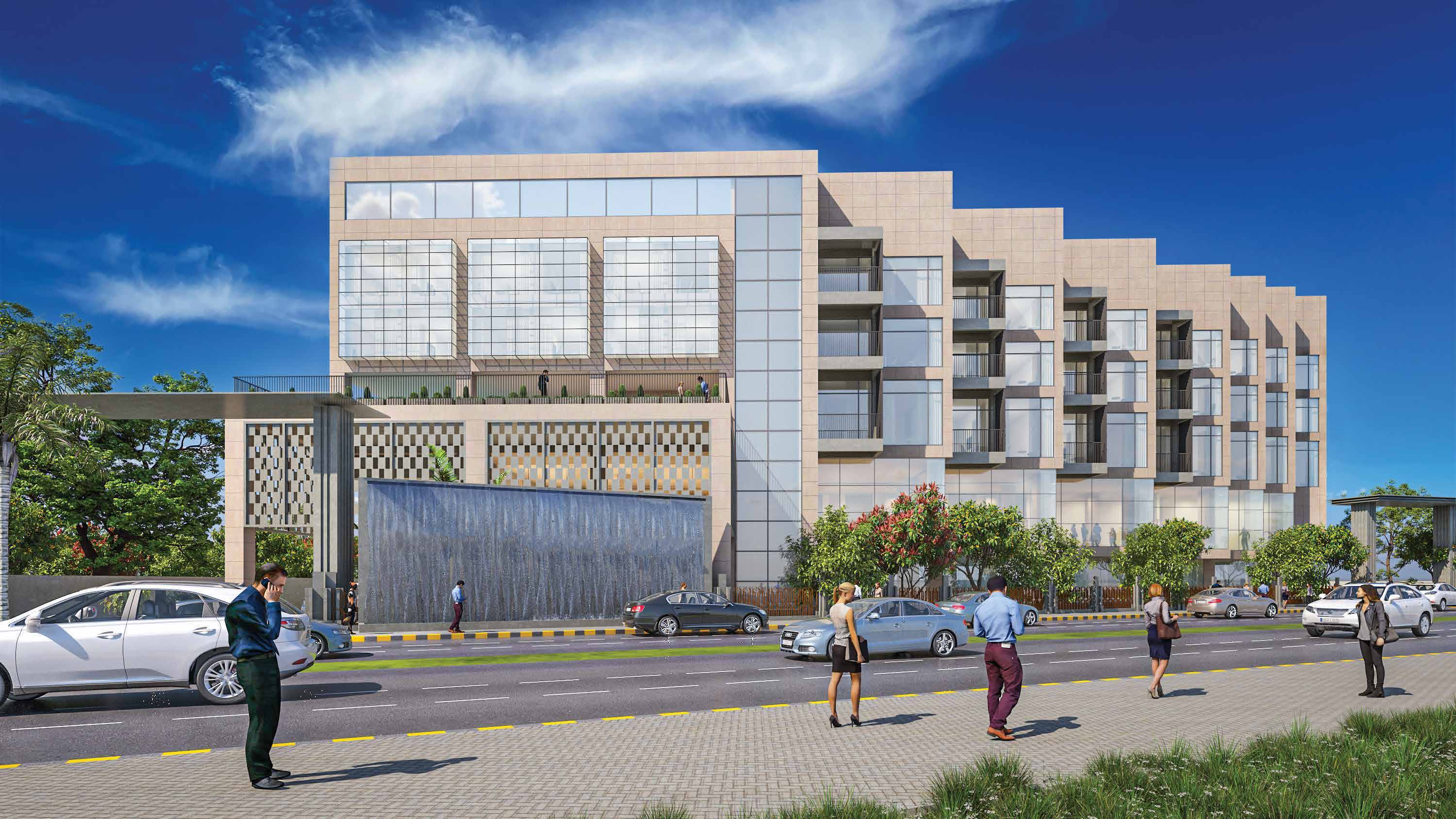 Architectural rendering of Sarovar Vasu Sri Pride